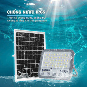 Đèn Pha Chống Chói Năng Lượng Mặt Trời 100W | KITAWA DP15.100