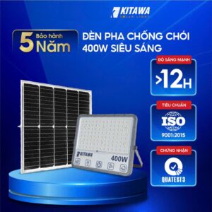 Đèn Pha Chống Chói Năng Lượng Mặt Trời 400W | KITAWA DP15.400